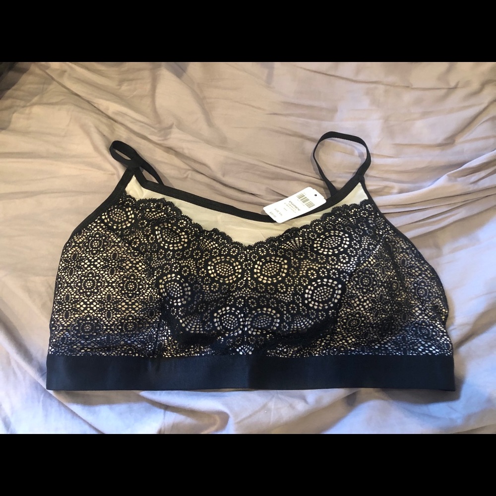 NWT SOMA GEO MESH SCOOP BRALETTE
